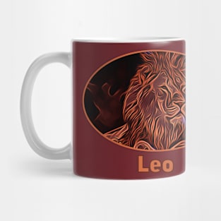 Leo Lion Zodiac Sign Mug